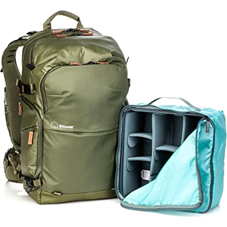 Shimoda Rucksack Explore V2 35, Kameratasche in Kaki mit großzügigem Stauraum – Bild 7
