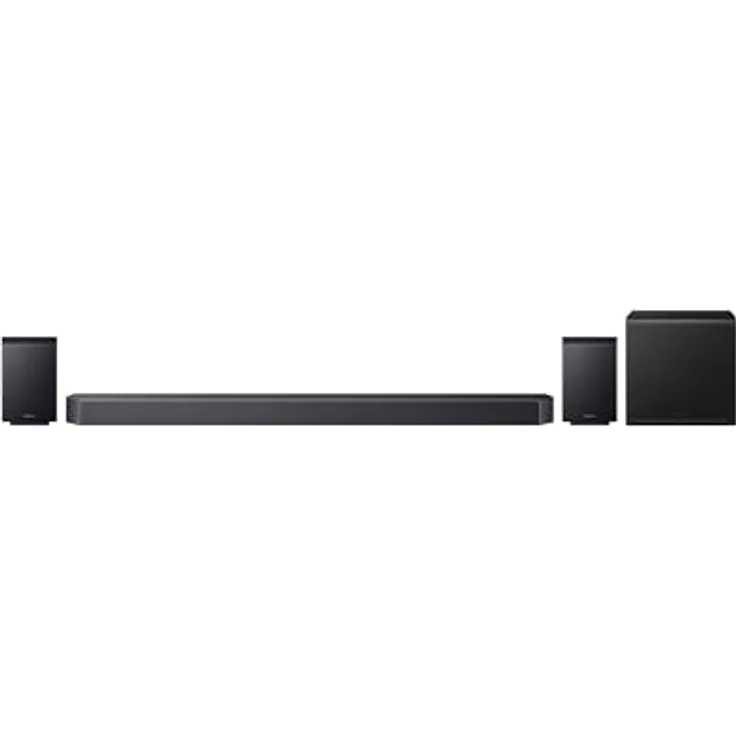 Samsung HW-Q930H/XC, 9.1.4 Kanäle Soundbar mit 580 W Leistung, kabelloser Subwoofer 200 W, Schwarz, Titan Black