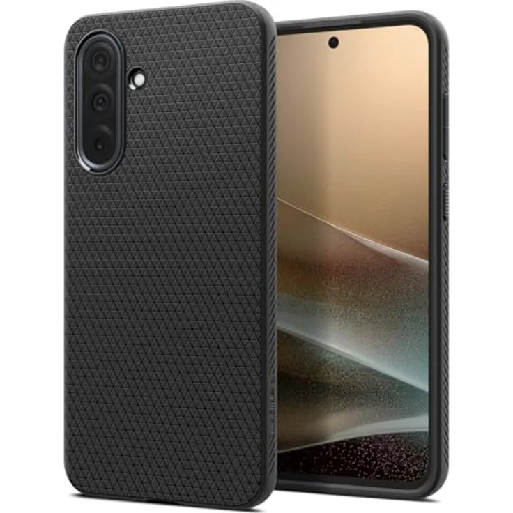 Spigen Liquid Air für Samsung Galaxy A36 5G Hülle [Anti Rutsch] Case Handyhülle mit Militärschutz und Kameraschutz - Matte Black