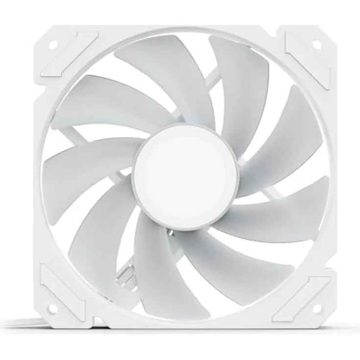 Sharkoon SHARK Mirror RGB PWM - Gehäuselüfter mit Infinity-Spiegeleffekt-Design, weiß, 500-1500 U/min – Bild 4