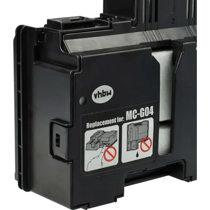 vhbw Resttintentank für Canon Pixma G2430, G1530, G1430, G3470, G3471, G3472, schwarz, zum Auffangen von überschüssiger Tinte, einfacher Wechsel – Bild 5