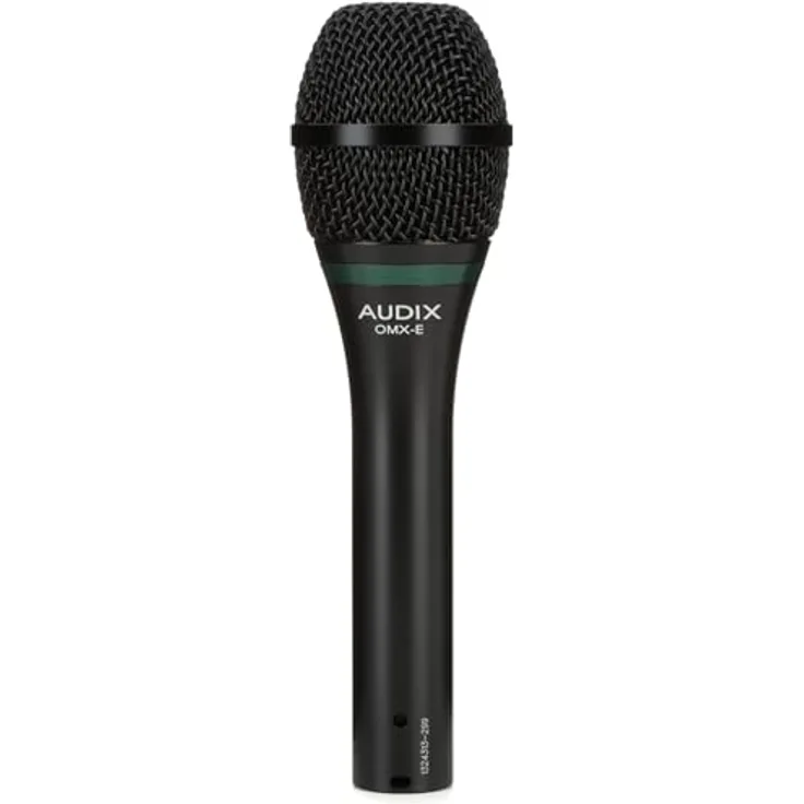 Audix OMX-E, dynamisches Gesangsmikrofon mit Nierencharakteristik, klarem Klang, schwarz