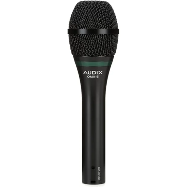 Audix OMX-E, dynamisches Gesangsmikrofon mit Nierencharakteristik, klarem Klang, schwarz – Bild 1