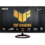 ASUS TUF Gaming VG279Q3R - 27 Zoll Full HD Monitor - 180 Hz, 1ms GtG, G-Sync, FreeSync, Adaptive Sync, ELMB, GameFast Input - Fast-IPS Panel, 16:9, 1920x1080, DisplayPort, HDMI, Speaker - Schwarz