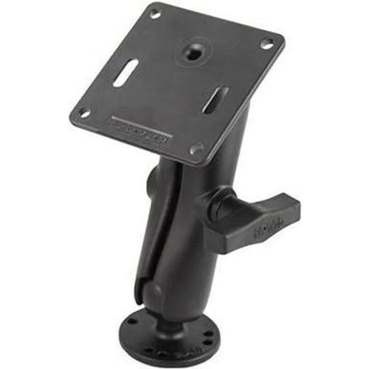 RAM Mounts VESA Kit 75 mm, C-size, Smartphone Halterung mit flexibler Positionierung und Gummi Ball Sockel-Technologie, stabiler Tellerfuss