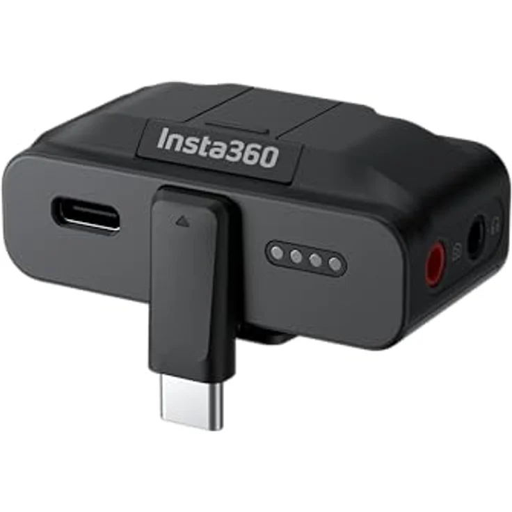Insta360 Mic Pro, Mikrofon-Set mit 3-Mikrofon-Array, anpassbarem E-Ink-Display und KI-Rauschunterdrückung, 1 TX + 1 RX – Bild 4