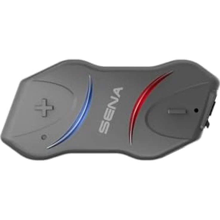 Sena 10R Dual Pack Intercom, flaches Bluetooth®-Headset für Motorräder, grau, bis zu 10 Stunden Gesprächszeit, 900m Reichweite, wasserfest – Bild 1
