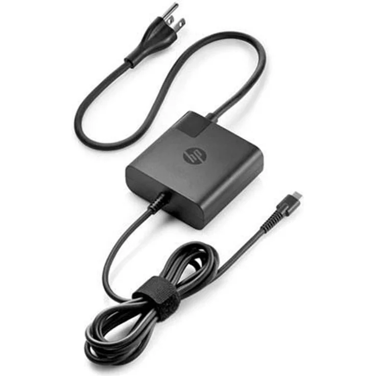 HP Ceto 65W USB-C AC Adapter, Notebook Netzteil (L65505-003), leistungsstark, kompaktes Design