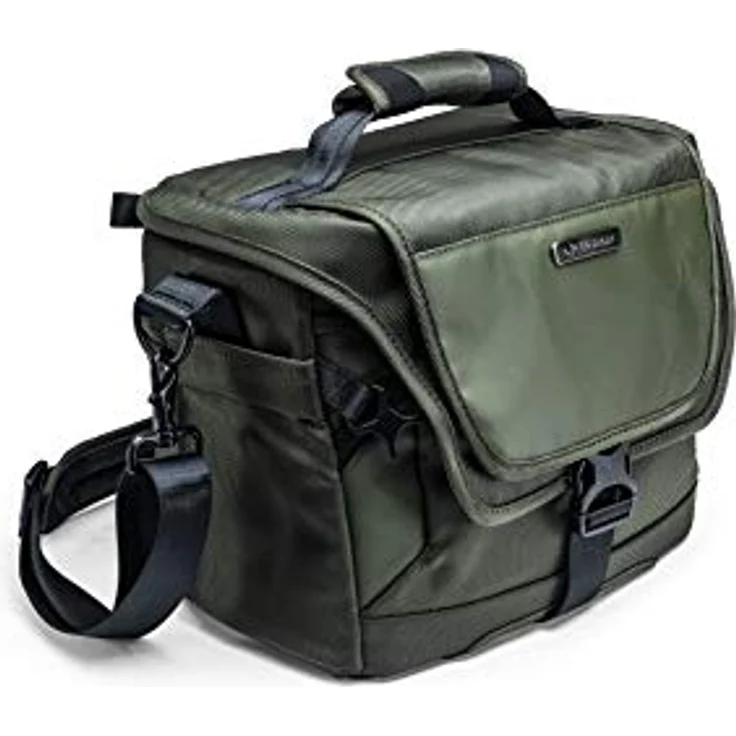 Vanguard VEO SELECT 28S GR Schultertasche (Kamera Schultertasche), Grün mit Platz für professionelle DSLR-Kamera und Zubehör – Bild 1
