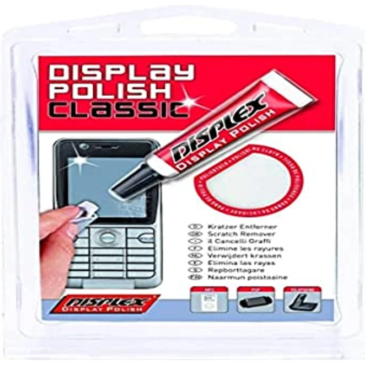 Displex PLASTIC Repair Polish Kratzer Entferner für Handy Display – Bild 2