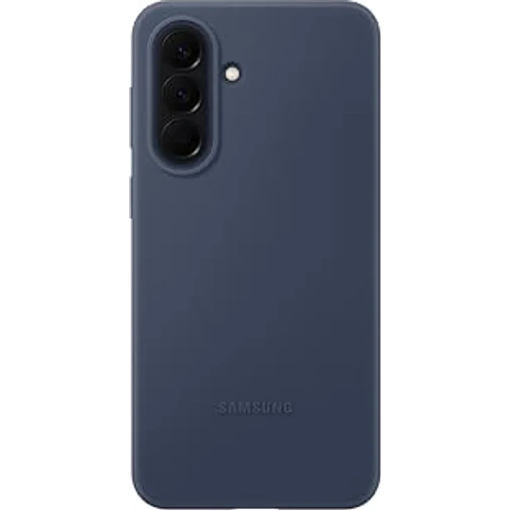 SAMSUNG Silicone Case für Galaxy A57 5G, Matten Silikon Backcover in Dunkelblau mit griffiger Oberfläche und Schutz für Rahmen und Rückseite – Bild 1