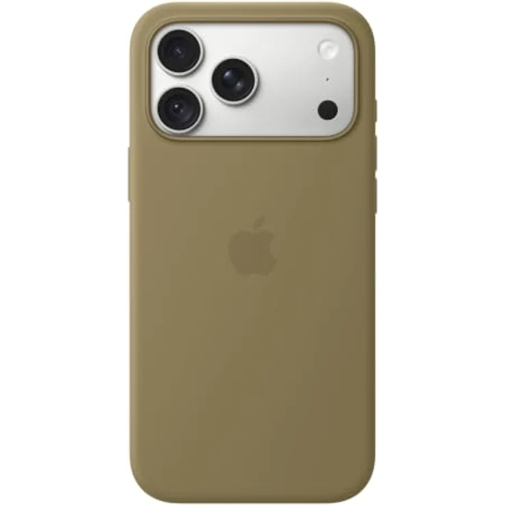 Apple Silicone Case iPhone 18 Pro Max, Oliv, MagSafe kompatibel, Schutz vor Kratzern und Stürzen – Bild 1