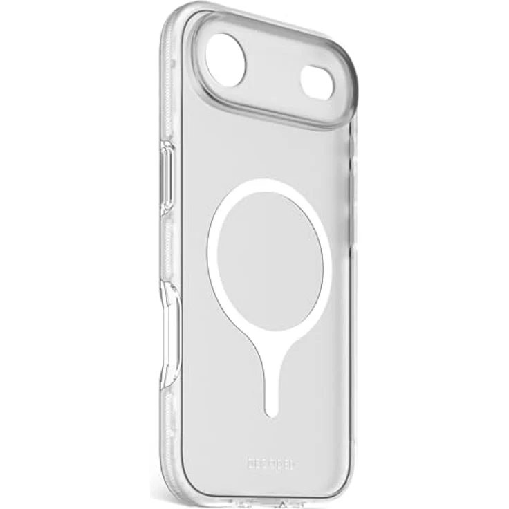 Decoded Transparent Clear Case für iPhone 17 Air, 100% recyceltes Material, Anti-Vergilbung, MagSafe-kompatibel, 4 Meter DropTec Schutz, kratzfest, Frosted Weiß – Bild 2