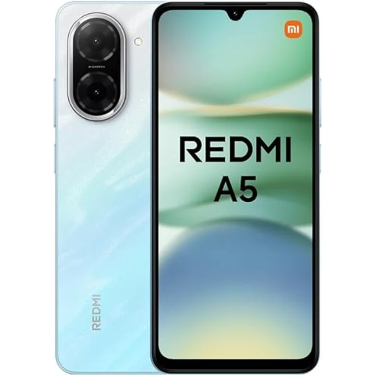 Xiaomi Redmi A5 3G Smartphone, 3 + 64 GB, Blau, großes Display von 17,3 cm (6,88 Zoll), Hauptkamera 32 MP, Akku 5200 mAh (Typ) – Bild 1