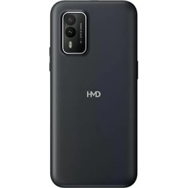 HMD XR21 128 GB (128 GB, Schwarz, 6.49", 5G), Smartphone, Schwarz mit 16-MP Selfie-Kamera und IP68-Zertifizierung