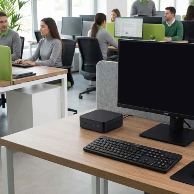 Acer Veriton NUC, Desktop-PC mit Intel® N100, 16 GB RAM, 8 TB SSD und Windows 11 Pro, schwarz – Bild 8