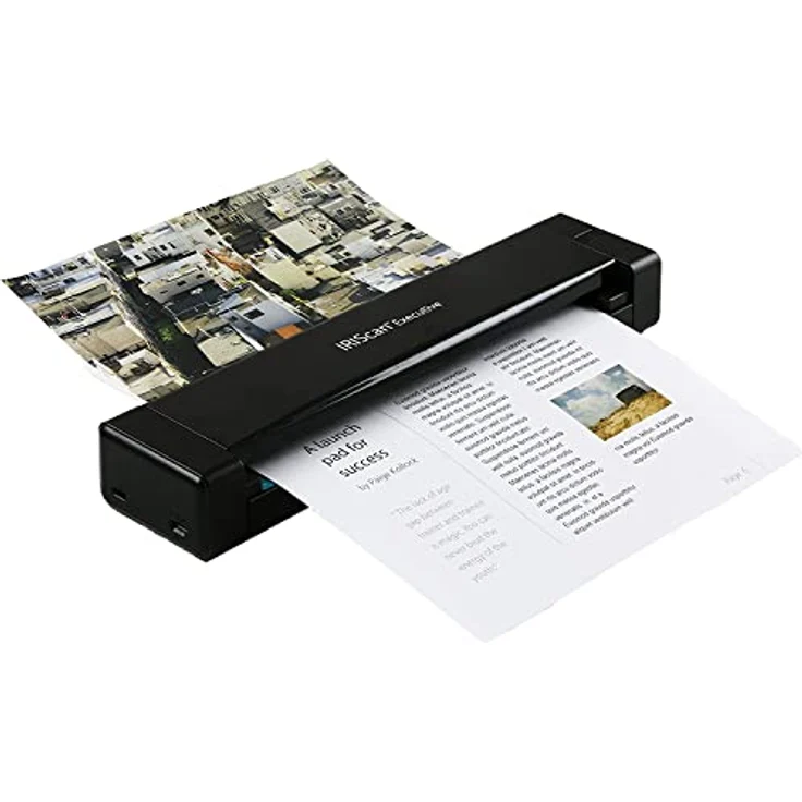IRIS IRISCan Executive 4 portabler A4 Einzelblatteinzug Duplex Farbscanner (8ppm 300-600 dpi USB TWAIN - Win, inkl. Button Manager) – Bild 3