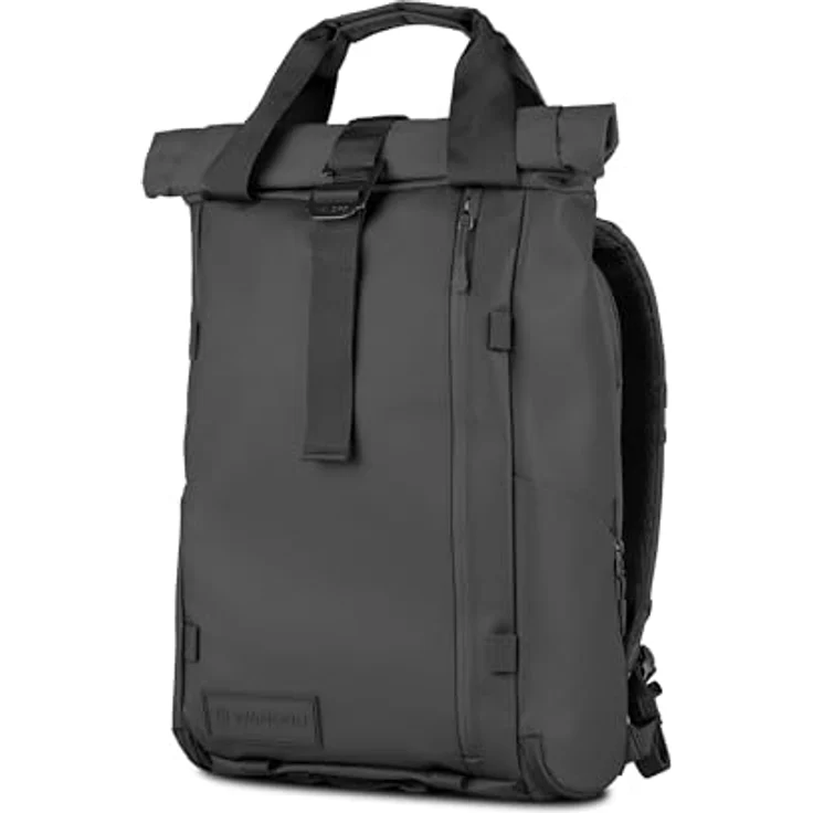 Wandrd PRVKE EDC 18L, Fotorucksack mit Rolltop-Erweiterung, wasserabweisend, Schwarz – Bild 1