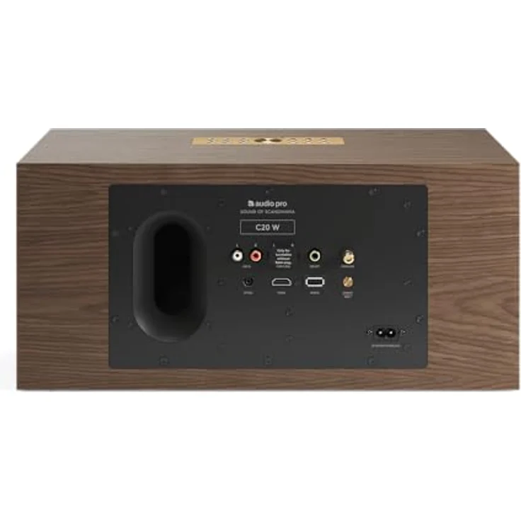 Audio Pro C20 W, Multiroom Streaming-Lautsprecher mit Airplay 2 und Bluetooth, Braun – Bild 5