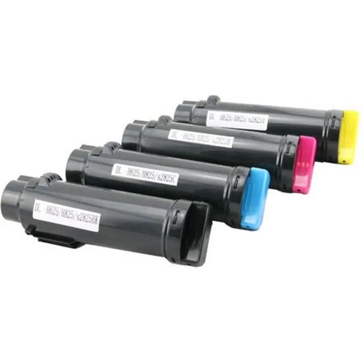 ABC Tonerkartusche 4x Set für Dell H625 H825 S2825, schwarz, cyan, magenta, gelb, Seitenleistung bis 3000 Seiten A4