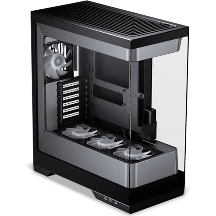 Phanteks Evolv S2 Midi-Tower, E-ATX Gehäuse mit RGB-Beleuchtung und Tempered Glass - schwarz – Bild 5