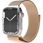 Vonmählen Milanese Loop Rosegold 42/44/45/49mm (Edelstahl), Uhrenarmband, Gold