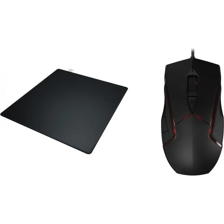 Cherry Xtrfy Gaming Mauspad Bundle mit MC 3.1 Maus, 8000 DPI, RGB-Beleuchtung, 460 x 400 mm