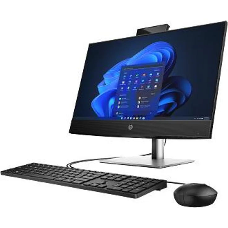 HP ProOne 440 G9 AiO, 23,8 Zoll FHD IPS, Intel Core i5-12500T, 16GB RAM, 512GB SSD, Windows 11 Pro, inklusive Kamera und Tastatur/Maus