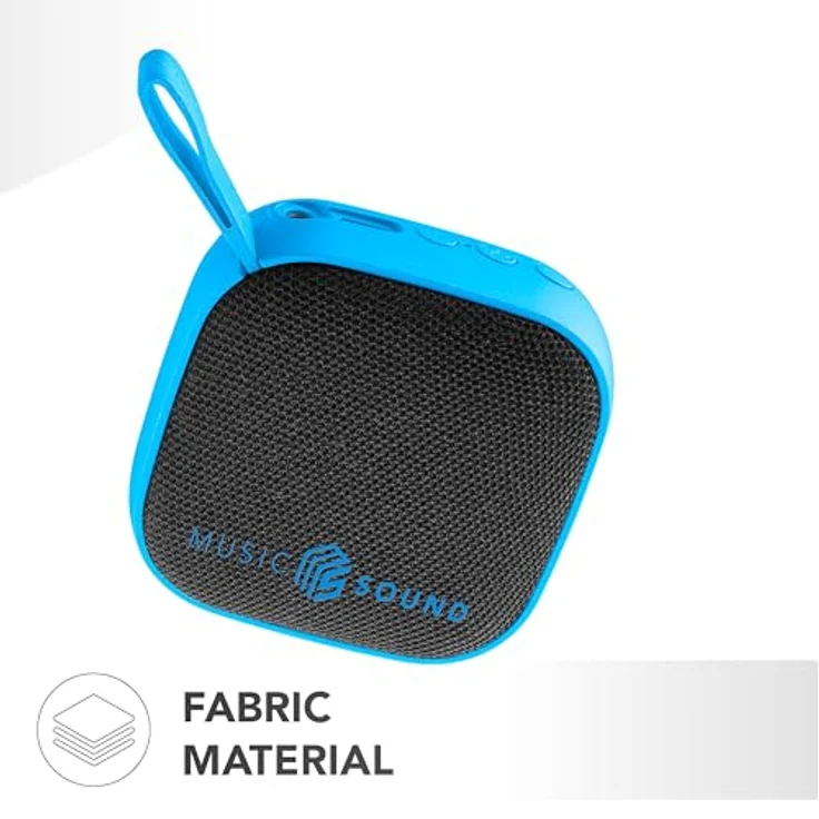Music Sound MINI Bluetooth-Lautsprecher, 3 Watt Leistung, 4 Stunden Spielzeit, kompakt und tragbar, blau – Bild 4