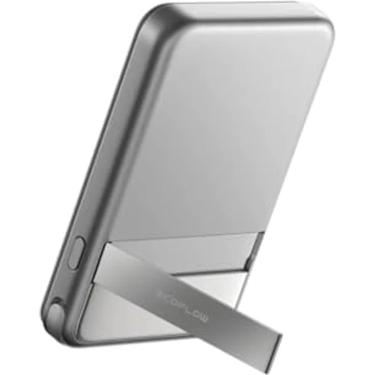 EcoFlow Powerbank RAPID 5000 Silver, kabelloses Laden, integriertes USB-C-Kabel – Bild 4