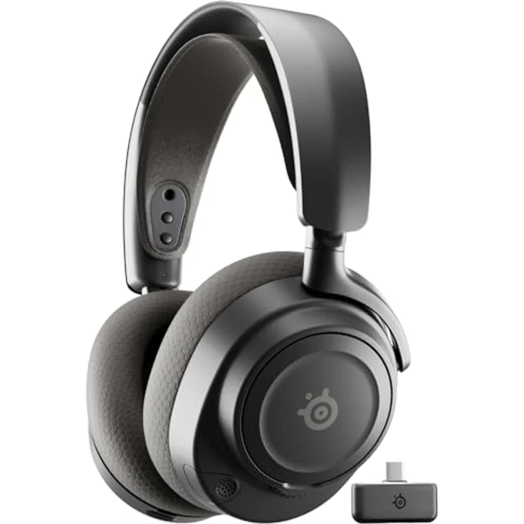 SteelSeries Arctis Nova 7P Wireless Gen 2, Gaming-Headset mit Echtzeit-App-Steuerung, über 50 Std. Akkulaufzeit, 2,4 GHz/Bluetooth, PC, PS5, PS4, Switch 1/2, Mobilgeräte – Bild 1