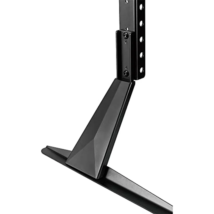my wall Universal Standfuß für Flachbildschirme TV-Standfuß, höhenverstellbar, schlankes Design, VESA-Schienen, HP 49L, schwarz – Bild 4