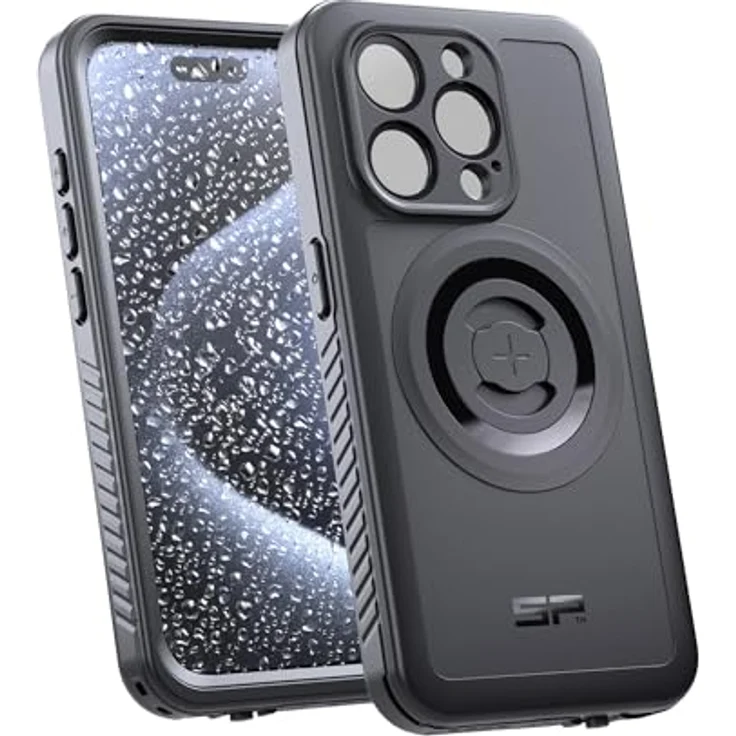 SP CONNECT Phone Case Xtreme kompatibel mit iPhone 15 Pro, militärstandards zertifiziert, magnetische Befestigung, kabelloses Aufladen, MagSafe Kompatibilität, robust und wasserdicht – Bild 1