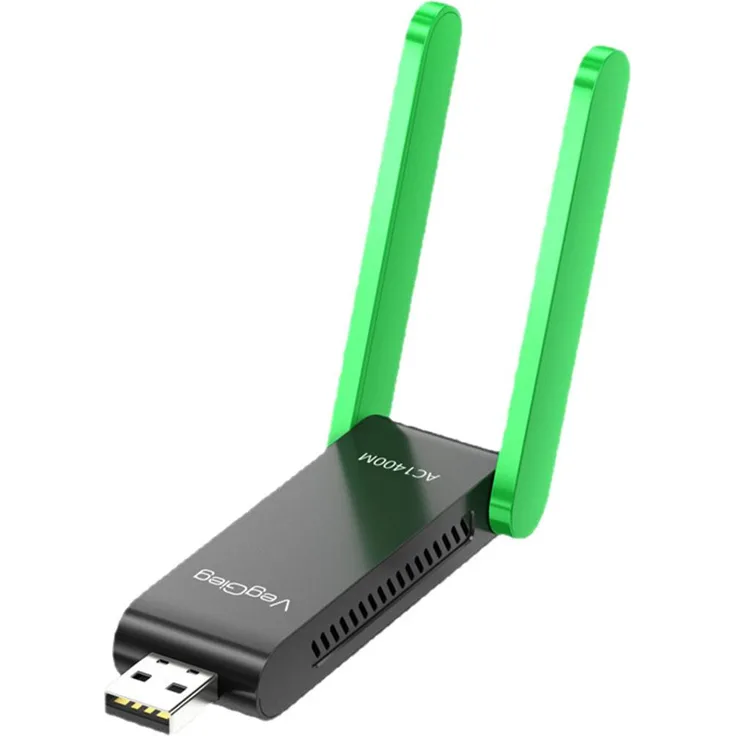 INF 1200 Mbit/s 5G Dual Antenne USB 3.0 WLAN Adapter, hohe Reichweite für PC & Laptop