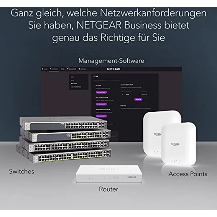 Netgear GS116LP 16-Port Gigabit Ethernet LAN PoE Switch Unmanaged (mit 16x PoE+ 76W erweiterbar, Desktop- oder Rack-Montage mit ProSAFE Lifetime-) – Bild 6