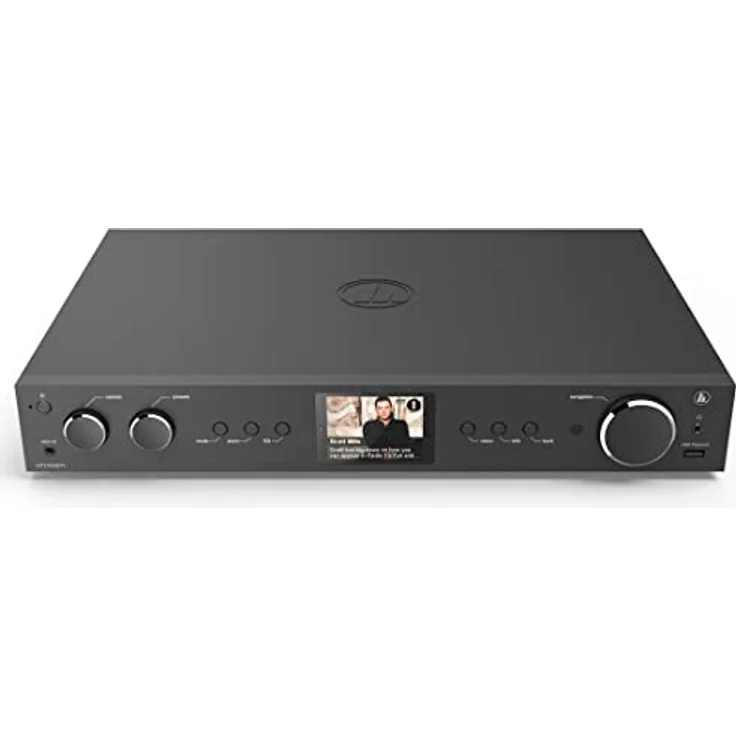 Hama DIT2105SBTX DAB Tuner HiFi Digitalradio Internet Radio FM Tuner Bluetooth Tuner HiFi Internetradio Digitalradio FM WLAN Stereo Receiver Spotify Amazon Music Fernbedienung USB AUX Wecker, schwarz – Bild 1