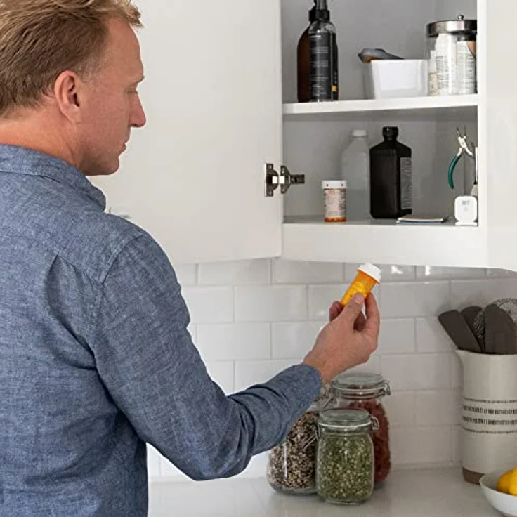 Yale - Smart Cabinet Lock - Smartes -Schrankschloss - (05-SCL1-0-00-50-11) - Kleines Design - Automatische Verriegelung - Schlüssellos - Kindersicherung Werkzeugen und Medizinschränken – Bild 5