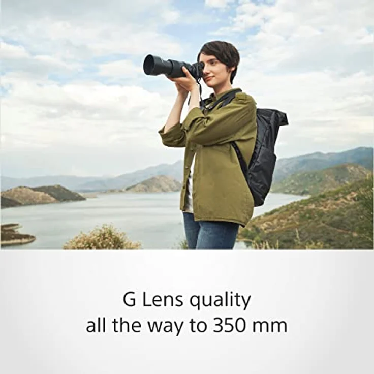 Sony SEL-70350G Tele-Zoom Objektiv (70-350 mm, F4.5-6.3, OSS, APS-C, geeignet für A6600, A6500, A6400, A6300, A6100, A6000, A5100, A5000 und Nex Serien, E-Mount) schwarz – Bild 6