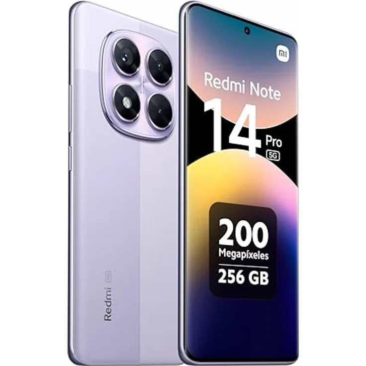Xiaomi Redmi Note 14 Pro 5G 256GB/8GB RAM Dual-SIM phantom-purple - 16,9 cm Display, 50 MP Kamera, 5500 mAh Akku – Bild 2