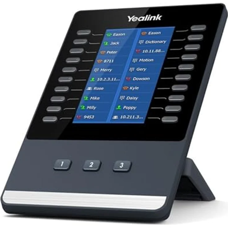 Yealink EXP43 Tastaturerweiterung Farbmodul für Yealink T43U / T46U / T48U IP-Telefone – Bild 2