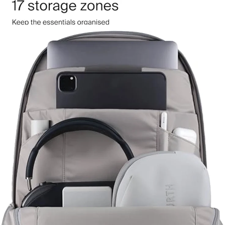 Urth Norite 24L Backpack + Camera Insert, Kamerarucksack mit 24 l Volumen, Ash Grey – Bild 6
