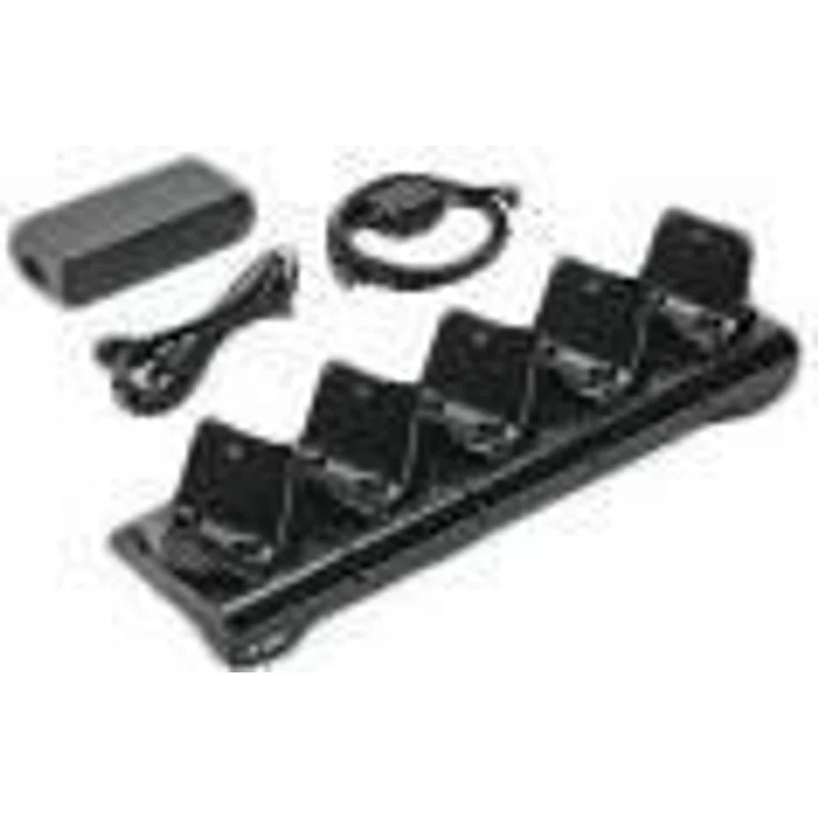 Zebra 5-Slot Docking Charger, Docking Cradle für ZQ300 Series mit Netzteil und Netzkabel (EU)