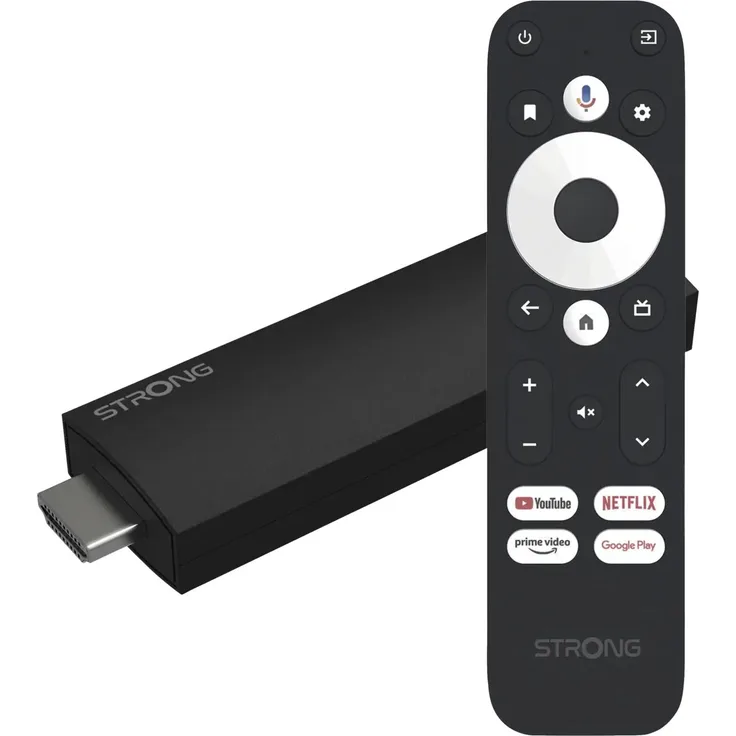 Strong LEAP-UNA Ultimate 2K Ultra HD Media Player HDMI, Android TV Stick mit Amlogic S805X2, 1 GB RAM, 8 GB Speicher, Wi-Fi 5, Bluetooth 5