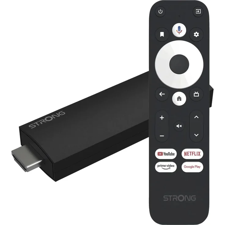 Strong LEAP-UNA Ultimate 2K Ultra HD Media Player HDMI, Android TV Stick mit Amlogic S805X2, 1 GB RAM, 8 GB Speicher, Wi-Fi 5, Bluetooth 5