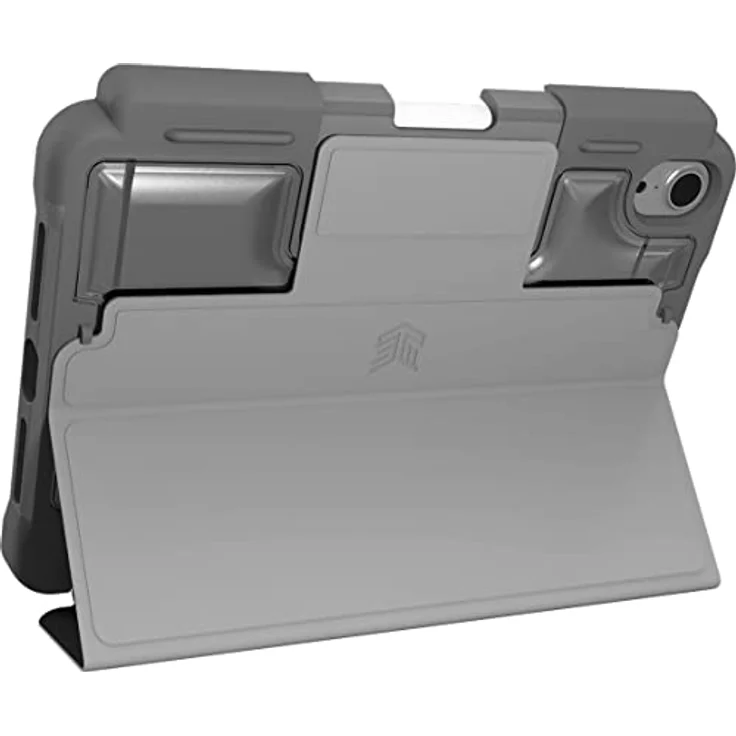 STM Goods Dux Plus Schutzhülle kompatibel mit Apple iPad Mini 7 & 6 - schwarz/transparent, mit Apple Pencil Halterung, Militär Standard, wasserabweisend, Standfunktion, Wake/Sleep – Bild 2