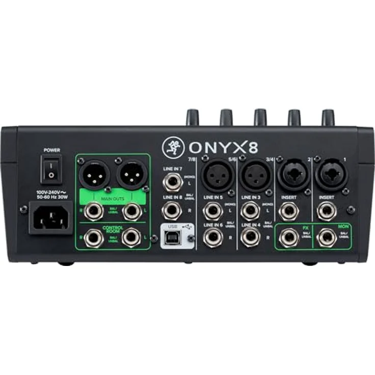 Mackie Onyx8 8-Kanal Premium Analogmischpult mit Multi-Track USB, Built-Like-A-Tank-Stahlgehäuse – Bild 2
