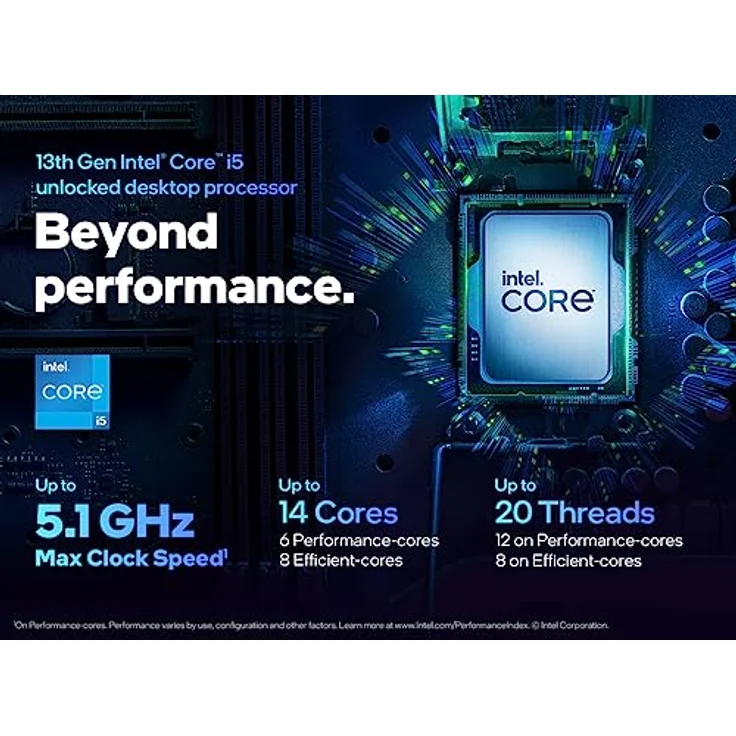 Intel Core i5-13600K, 14-Kern Prozessor mit 5,1 GHz Boost-Takt und LGA 1700 Sockel, Boxed – Bild 2