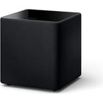 KEF Kube 10 MIE Subwoofer, Schwarz | 300 W RMS-Verstärker Klasse D | 25-cm-Basstreiber | iBX Intelligent Bass Extension | Cinch-Buchse | Musik | Heimkino | Gaming