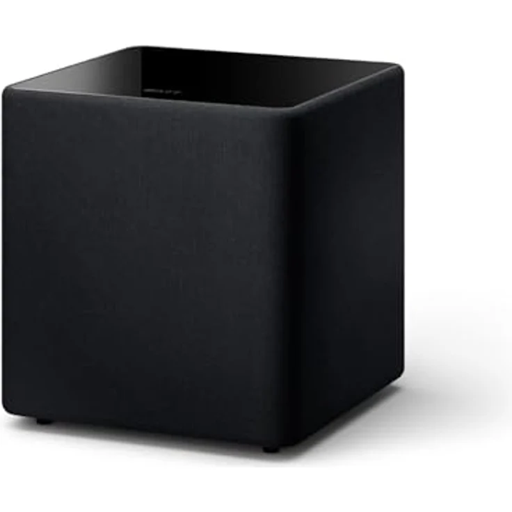 KEF Kube 10 MIE Subwoofer, Schwarz | 300 W RMS-Verstärker Klasse D | 25-cm-Basstreiber | iBX Intelligent Bass Extension | Cinch-Buchse | Musik | Heimkino | Gaming – Bild 1