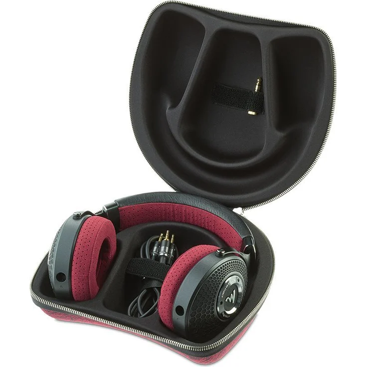 Focal Clear MG Professional Over-Ear-Kopfhörer, Studio-Kopfhörer, schwarz, rot – Bild 4